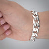 Video image preview for Finished Classic Curb Bracelet in Sterling Silver (3.00 mm - 11.00 mm)