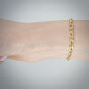 Video image preview for Finished Elongated Semi-Solid Cable Bracelet in 14K Yellow Gold (1.00 mm - 5.80 mm)
