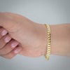 Video image preview for Finished Classic Curb Necklace in Sterling Silver 18K Yellow Gold Finish  (1.50 mm - 11.00 mm)