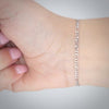 Video image preview for Finished Classic Figaro Bracelet in 14K White Gold (1.50 mm - 2.25 mm)