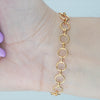 Video image preview for Finished Alternating Round Link Cable Bracelet in 14K Gold-Filled (7.30 mm)