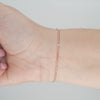 Video image preview for Finished Diamond Cut Round Bead Bracelet in 14K Pink Gold (1.20 mm - 1.50 mm)