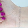 Video image preview for Finished Round Paperclip Cable Bracelet in Platinum (1.60 mm - 2.70 mm)