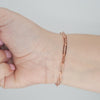 Video image preview for Finished Paperclip Cable Bracelet in 14K Pink Gold (2.50 mm - 3.50 mm)