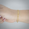 Video image preview for Finished Franco Foxtail Bracelet in 14K Yellow Gold (1.25 mm - 3.20 mm)