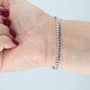 Video image preview for Finished Handmade Cuban Curb Bracelet in Sterling Silver (4.00 mm - 19.00 mm)