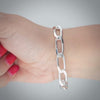 Video image preview for Finished Elongated Curb Necklace in Sterling Silver (5.80 mm - 11.70 mm)