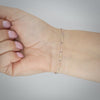 Video image preview for Finished Classic Figaro Bracelet in 14K Tri-Color Gold (2.25 mm)