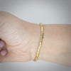 Video image preview for Finished Handmade Byzantine Bracelet in 14K Yellow Gold (2.90 mm)