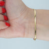 Video image preview for Finished Herringbone Bracelet in 14K Gold-Filled (3.00 mm - 5.80 mm)