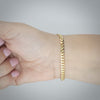 Video image preview for Finished Classic Curb Bracelet in 14K Yellow Gold (1.23 mm - 11.00 mm)