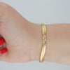 Video image preview for Finished Oval Herringbone Bracelet in 14K Gold-Filled (3.00 mm - 4.50 mm)