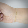 Video image preview for Finished Bizmark Bracelet in 14K Yellow Gold (2.30 mm - 5.80 mm)