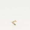 Video image preview for V-End Square Solitaire Settings With Peg in 14K Gold (3.00 mm - 6.50 mm)