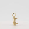 Video image preview for Emerald Shape Cluster Pendants (14-18 Side Stones | 6.00 x 4.00 mm - 10.00 x 8.00 mm)