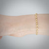 Video image preview for Finished Elongated Semi-Solid Cable Bracelet in 14K Yellow Gold (1.00 mm - 5.80 mm)