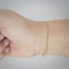 Video image preview for Finished Diamond Cut Round Bead Bracelet in 18K Yellow Gold (1.20 mm - 1.90 mm)