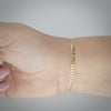 Video image preview for Finished Light Curb Necklace in 14K Yellow Gold (2.80 mm - 7.30 mm)