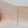 Video image preview for Finished Round Bead Bracelet in 14K Pink Gold (1.50 mm - 2.00 mm)