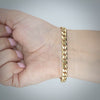 Video image preview for Finished Classic Curb Bracelet in 14K Yellow Gold (1.23 mm - 11.00 mm)