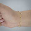 Video image preview for Finished Semi-Solid Curb Bracelet in 14K Yellow Gold (1.80 mm - 7.30 mm)