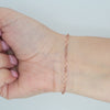 Video image preview for Finished Elongated Diamond Cut Cable Necklace in 14K Pink Gold (1.00 mm - 1.95 mm)