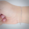 Video image preview for Finished Classic Curb Bracelet in 14K White Gold (1.23 mm - 5.20 mm)
