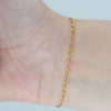 Video image preview for Finished Elongated Curb Bracelet in 14K Gold-Filled (2.50 mm - 5.30 mm)