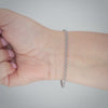 Video image preview for Finished Heavy Round Cable Bracelet in 14K White Gold (0.70 mm - 3.00 mm)