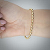 Video image preview for Finished Round Bead Bracelet in 14K Yellow Gold (1.00 mm - 4.00 mm)