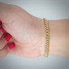 Video image preview for Finished Medium Round Curb Necklace in Sterling Silver 18K Yellow Gold Finish (3.50 mm - 4.90 mm)