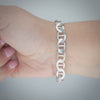 Video image preview for Finished Mariner Curb Bracelet in Sterling Silver (3.50 mm - 7.80 mm)