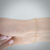 Video image preview for Finished Classic Heart Bracelet in 14K Yellow Gold (1.80 mm - 3.90 mm)