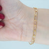 Video image preview for Finished Elongated Curb Bracelet in 14K Gold-Filled (2.50 mm - 5.30 mm)
