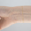 Video image preview for Finished Flat Twisted Cable Bracelet in 14K Yellow Gold (1.20 mm - 1.62 mm)