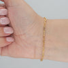 Video image preview for Finished Paperclip Cable Bracelet in 14K Gold-Filled (1.60 mm- 4.00 mm)