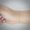 Video image preview for Finished Elongated Cable Bracelet in 14K Yellow Gold (0.85 mm - 5.90 mm)