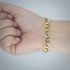 Video image preview for Finished Classic Curb Bracelet in 14K Yellow Gold (1.23 mm - 11.00 mm)