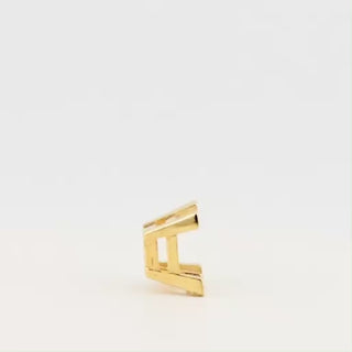 Square Heavy Casted V Prong Settings in Sterling Silver (3.00 mm - 10.00 mm)