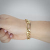 Video image preview for Finished Classic Figaro Bracelet in 14K Yellow Gold (1.50 mm - 11.50 mm)