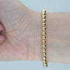 Video image preview for Stretchable Beaded Bracelet in 14K Gold-Filled (4.00 mm - 8.00 mm)