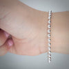 Video image preview for Finished Round Bead Bracelet in Sterling Silver (1.00 mm - 5.00 mm)