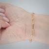 Video image preview for Finished Heavy Round Paperclip Bracelet in 14K Gold-Filled (5.00 mm - 9.00 mm)