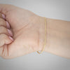 Video image preview for Finished Franco Foxtail Bracelet in 14K Yellow Gold (1.25 mm - 3.20 mm)