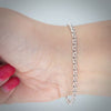 Video image preview for Finished Classic Rolo Bracelet in Sterling Silver (3.00 mm - 6.00 mm)