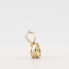 Round Tapered Bezel Pendant with Airline in 14K Gold (3.60 mm - 8.00 mm)