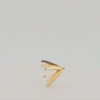 Six Prong Round Light and Low Tiffany Settings With Peg in 14K Gold (Die-Struck) (2.50 mm - 11.00 mm)