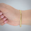 Video image preview for Finished Classic Curb Necklace in Sterling Silver 18K Yellow Gold Finish  (1.50 mm - 11.00 mm)
