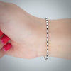 Video image preview for Finished Bar Cable Necklace in Sterling Silver Black Ruthenium Finish (1.70mm)