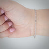 Video image preview for Finished Elongated Cable Necklace in 14K White Gold (1.10 mm - 2.20 mm)